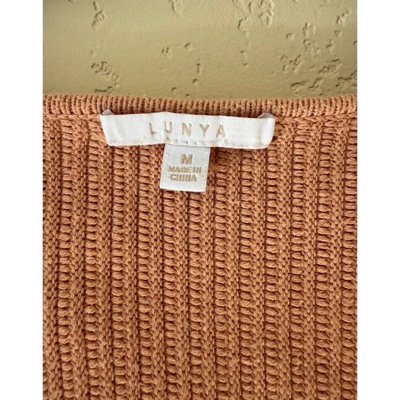 Lunya Cozy Cotton Silk Reversible Ribbed Pullover Sweater - Picture 11 of 13